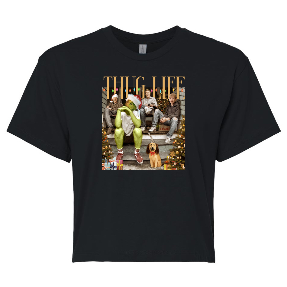 Christmas shirts "Thug Life 1" crop top tee