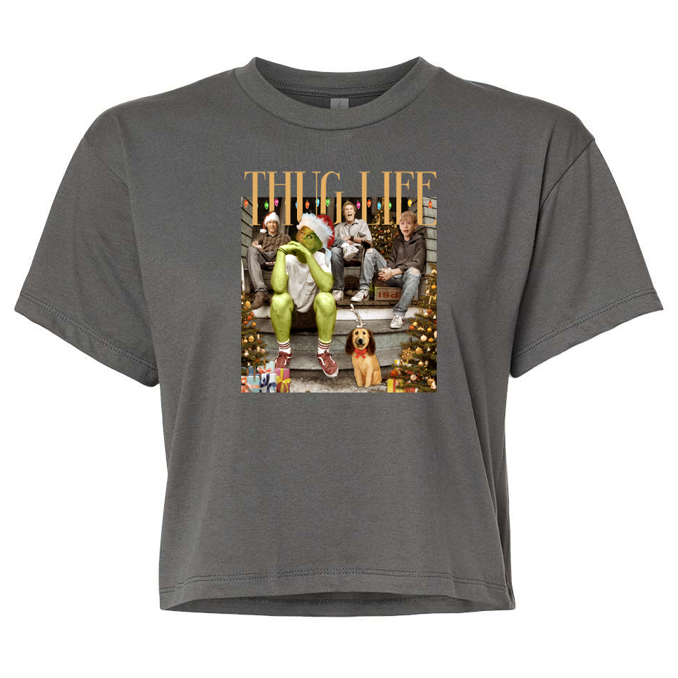 Christmas shirts "Thug Life 1" crop top tee