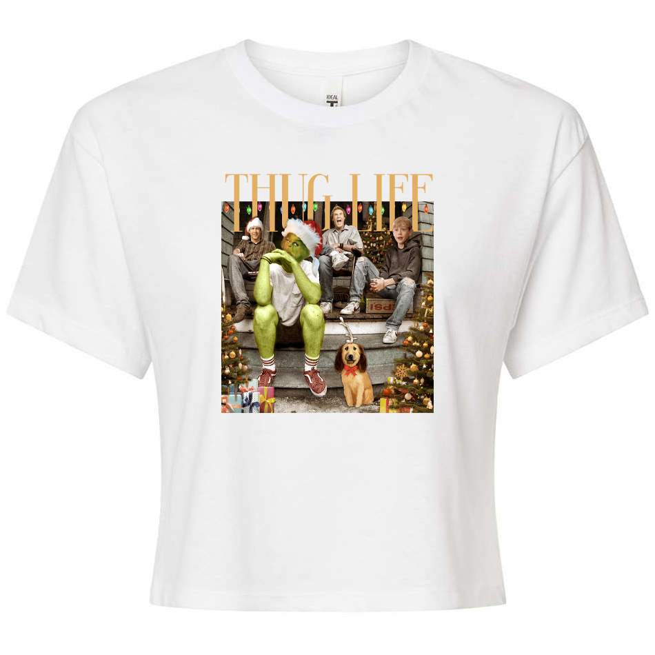 Christmas shirts "Thug Life 1" crop top tee