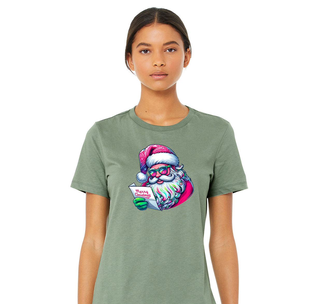 Christmas Tee's "Santa list checking" Tee