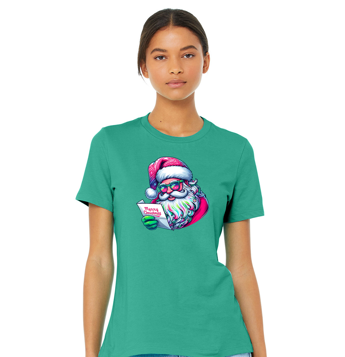 Christmas Tee's "Santa list checking" Tee