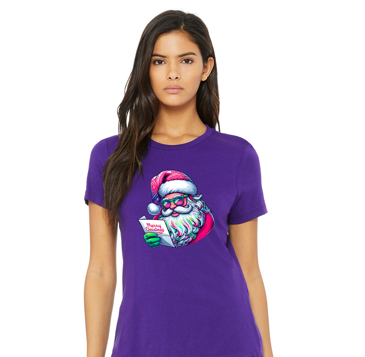 Christmas Tee's "Santa list checking" Tee