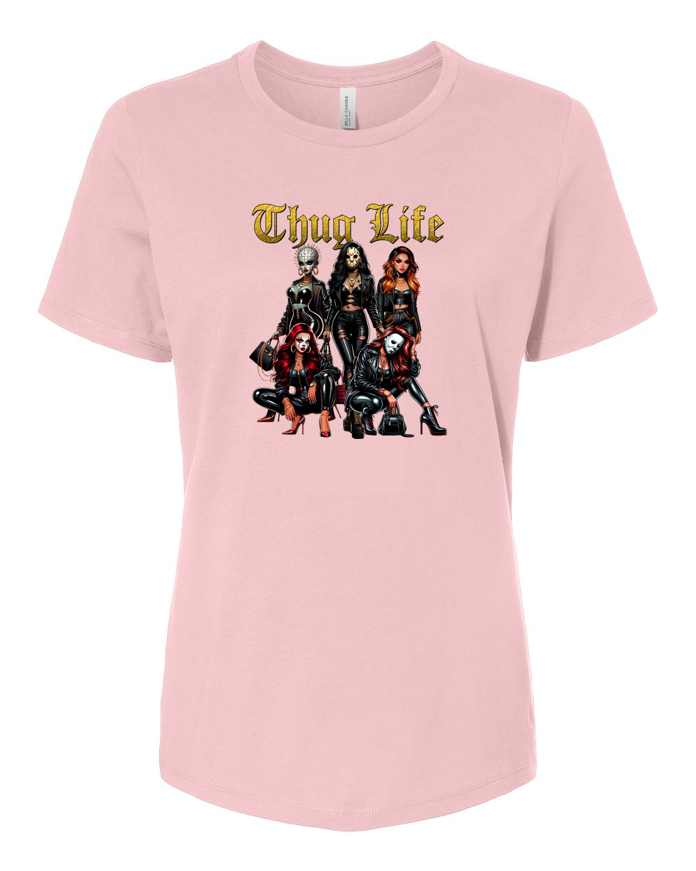 ladies Halloween shirts "Thug Life" tee.