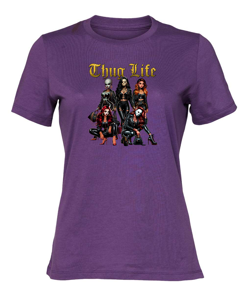 ladies Halloween shirts "Thug Life" tee.