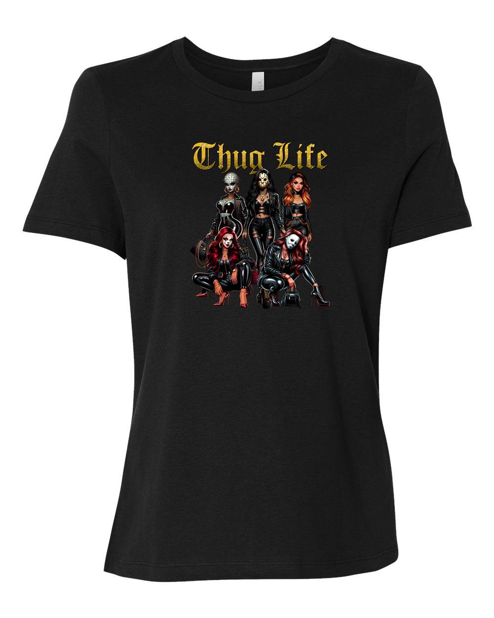 ladies Halloween shirts "Thug Life" tee.