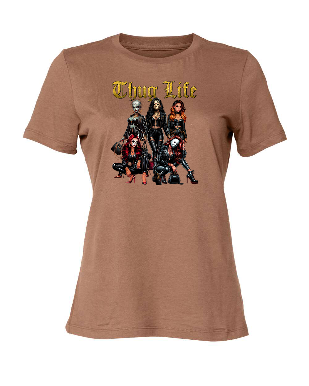 ladies Halloween shirts "Thug Life" tee.