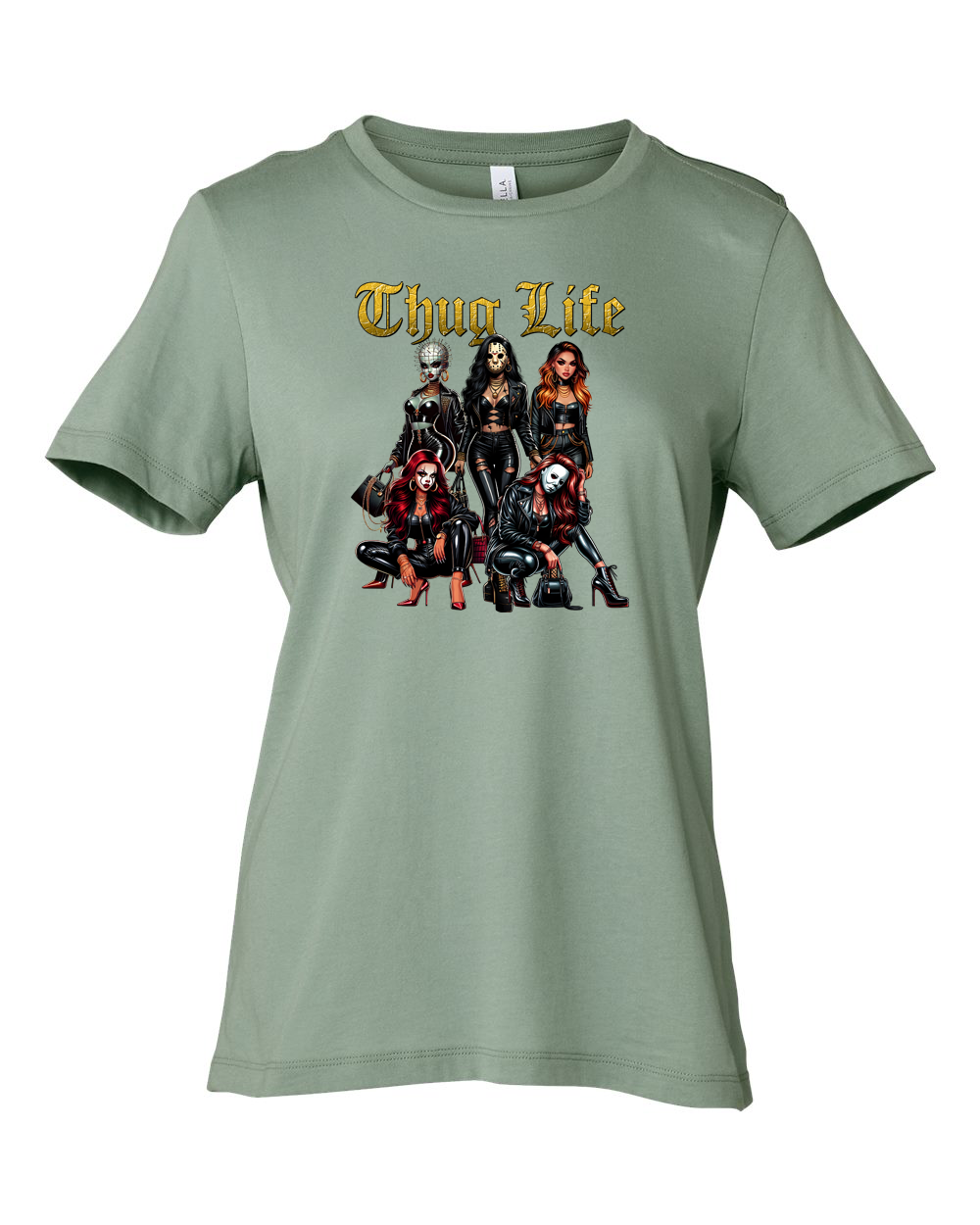 ladies Halloween shirts "Thug Life" tee.