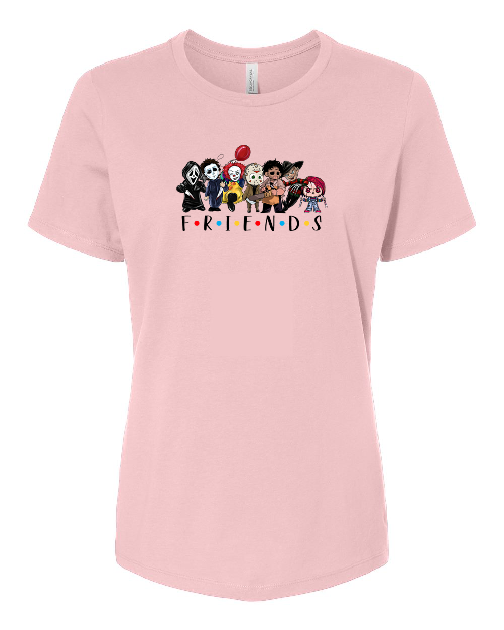 ladies Halloween shirts "Friends Horror" tee