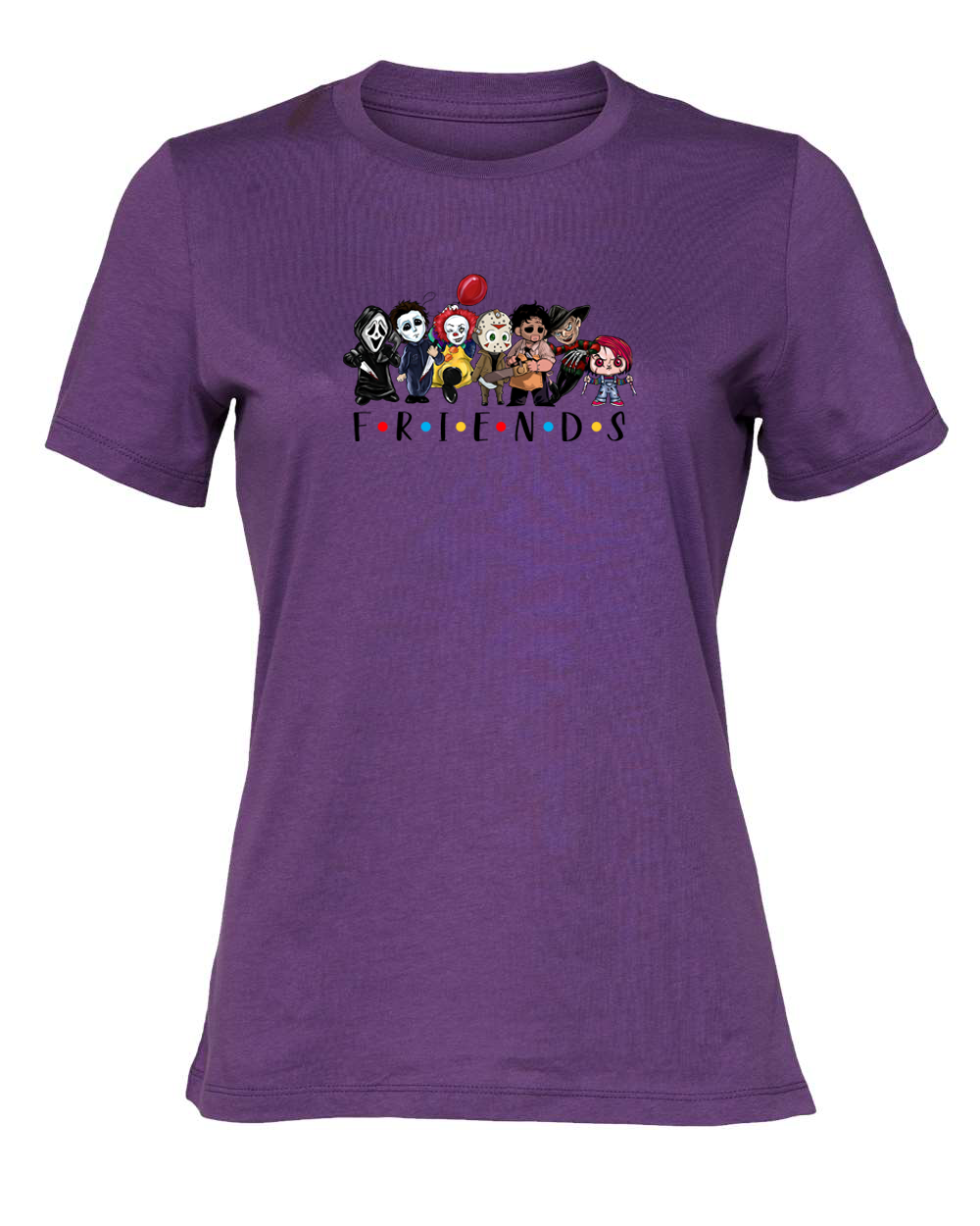 ladies Halloween shirts "Friends Horror" tee