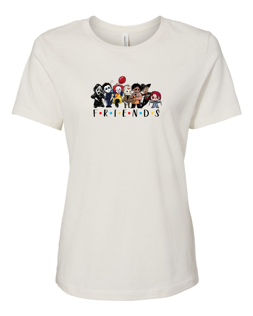 ladies Halloween shirts "Friends Horror" tee