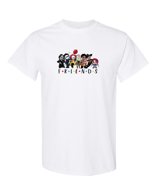 Halloween shirts "Friends Horror" unisex tee.