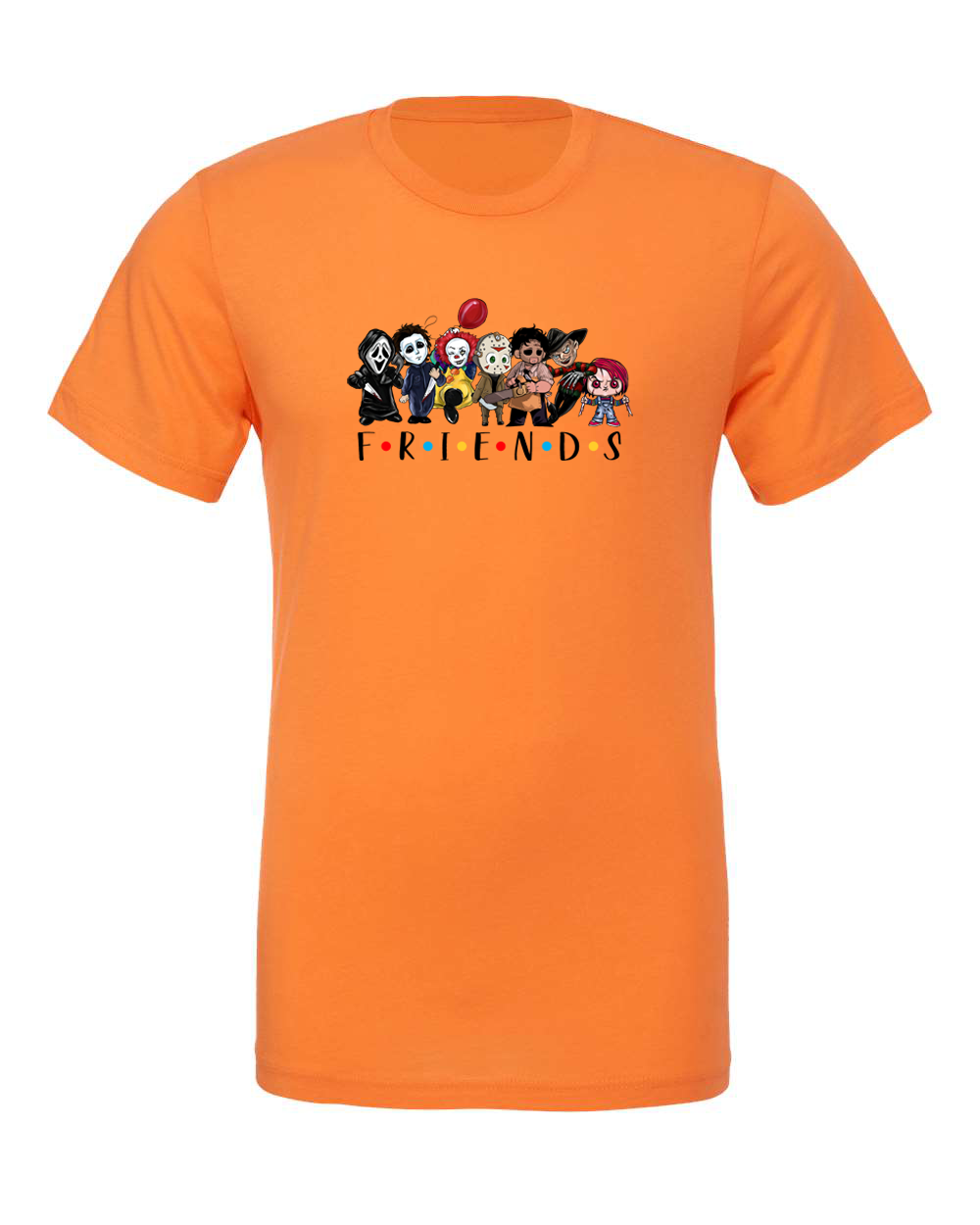 Halloween shirts "Friends Horror" unisex tee.