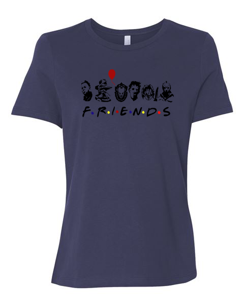 ladies Halloween shirts "Friends" tee