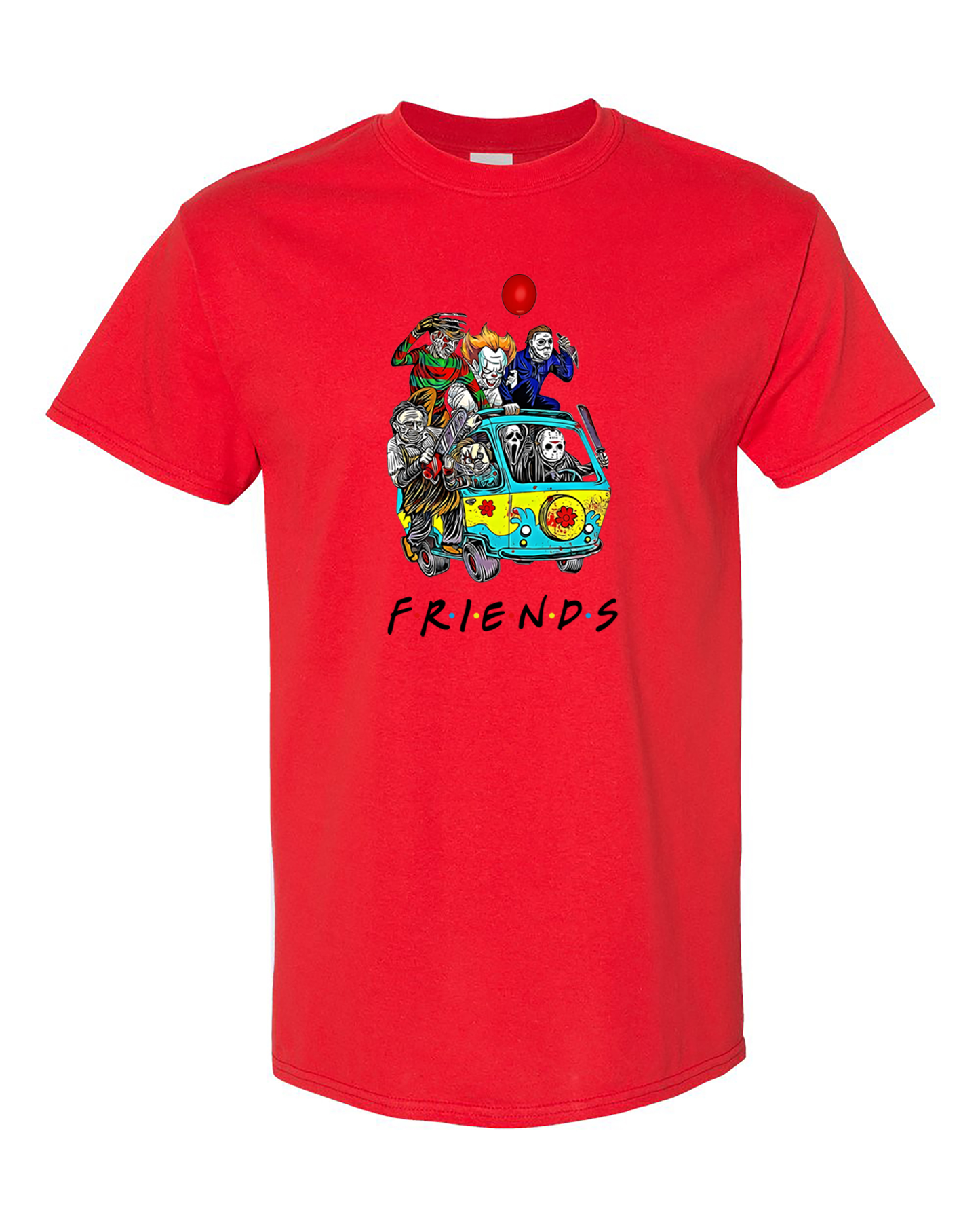 Halloween shirts "horror Friends" unisex tee.