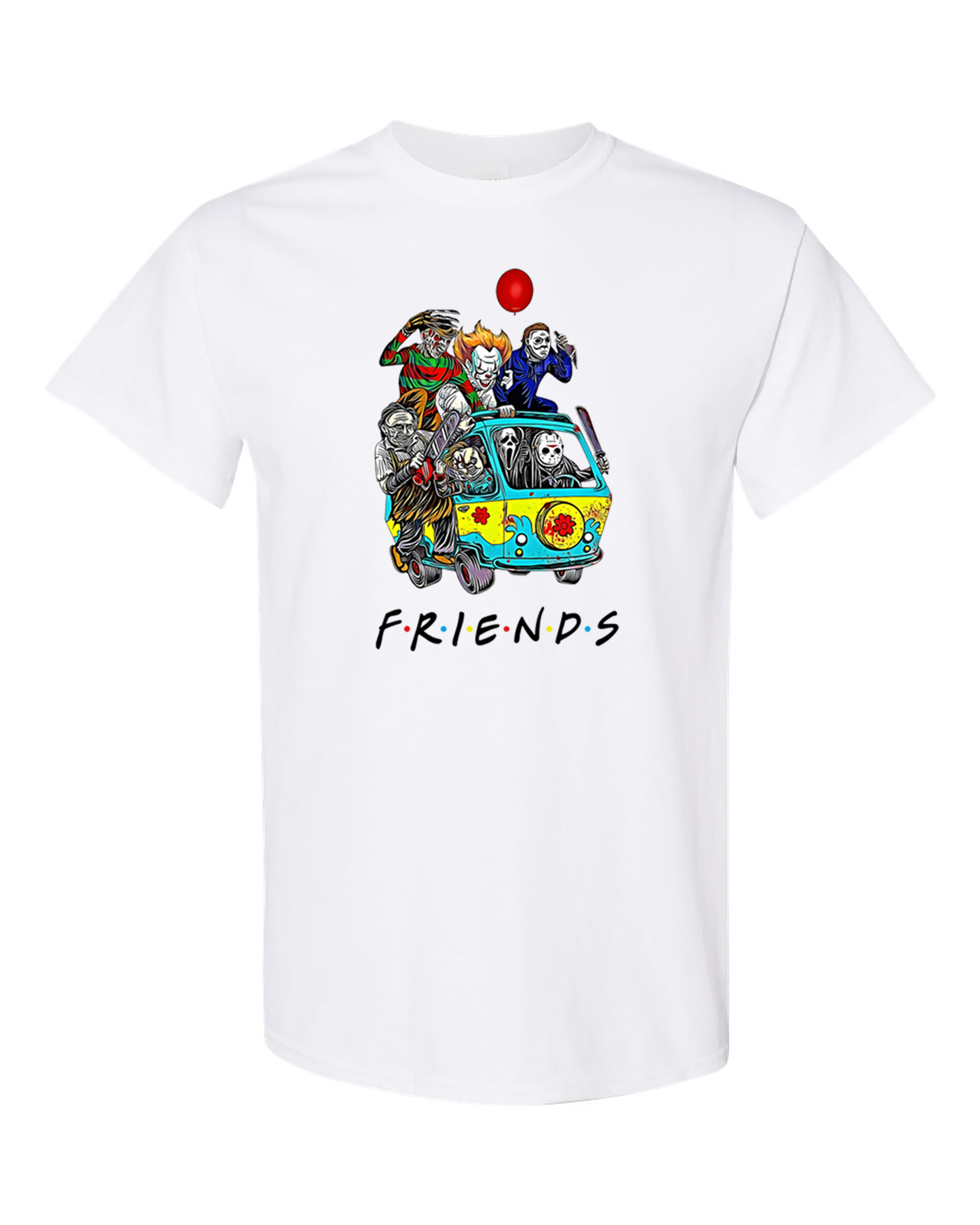 Halloween shirts "horror Friends" unisex tee.