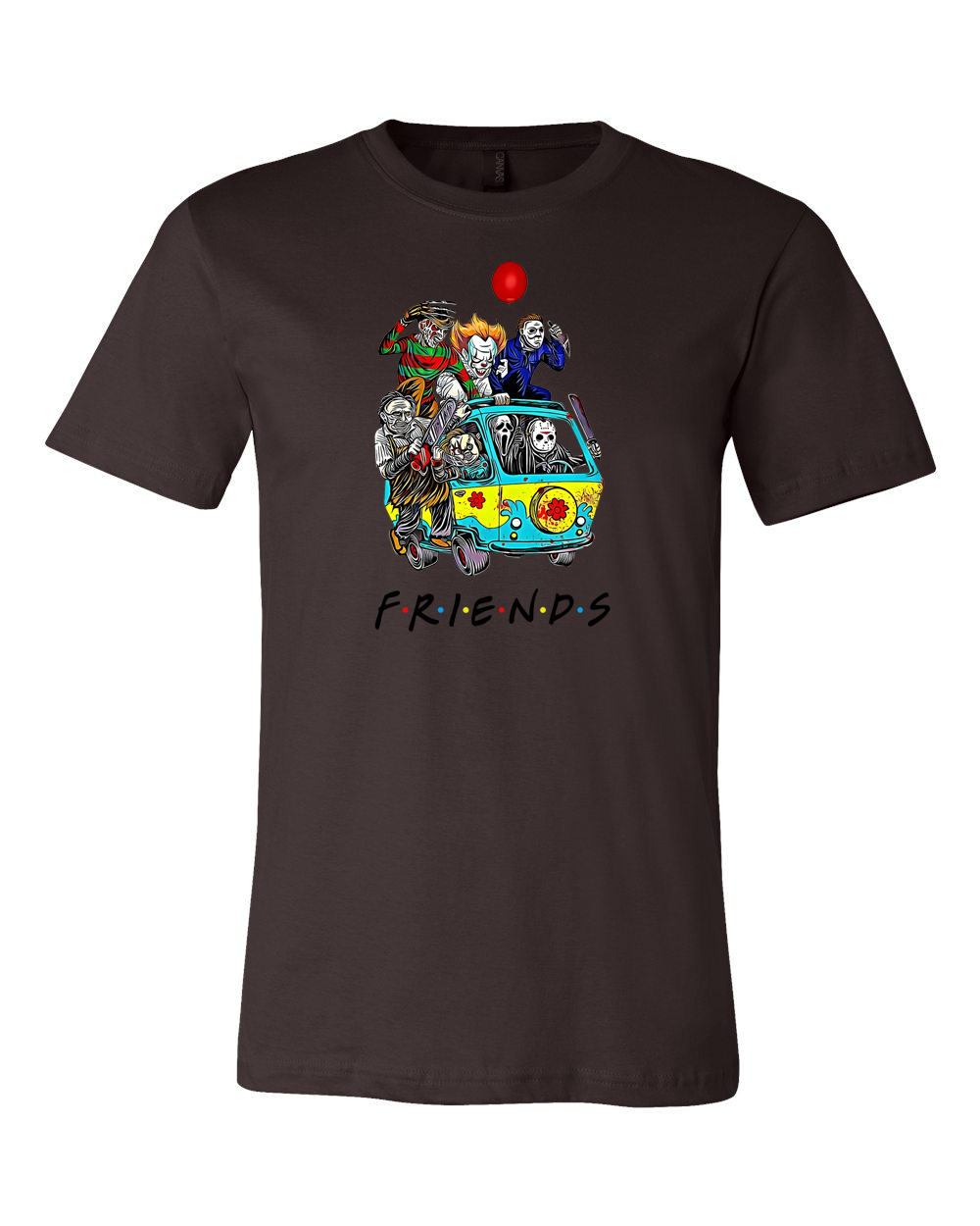 Halloween shirts "horror Friends" unisex tee.