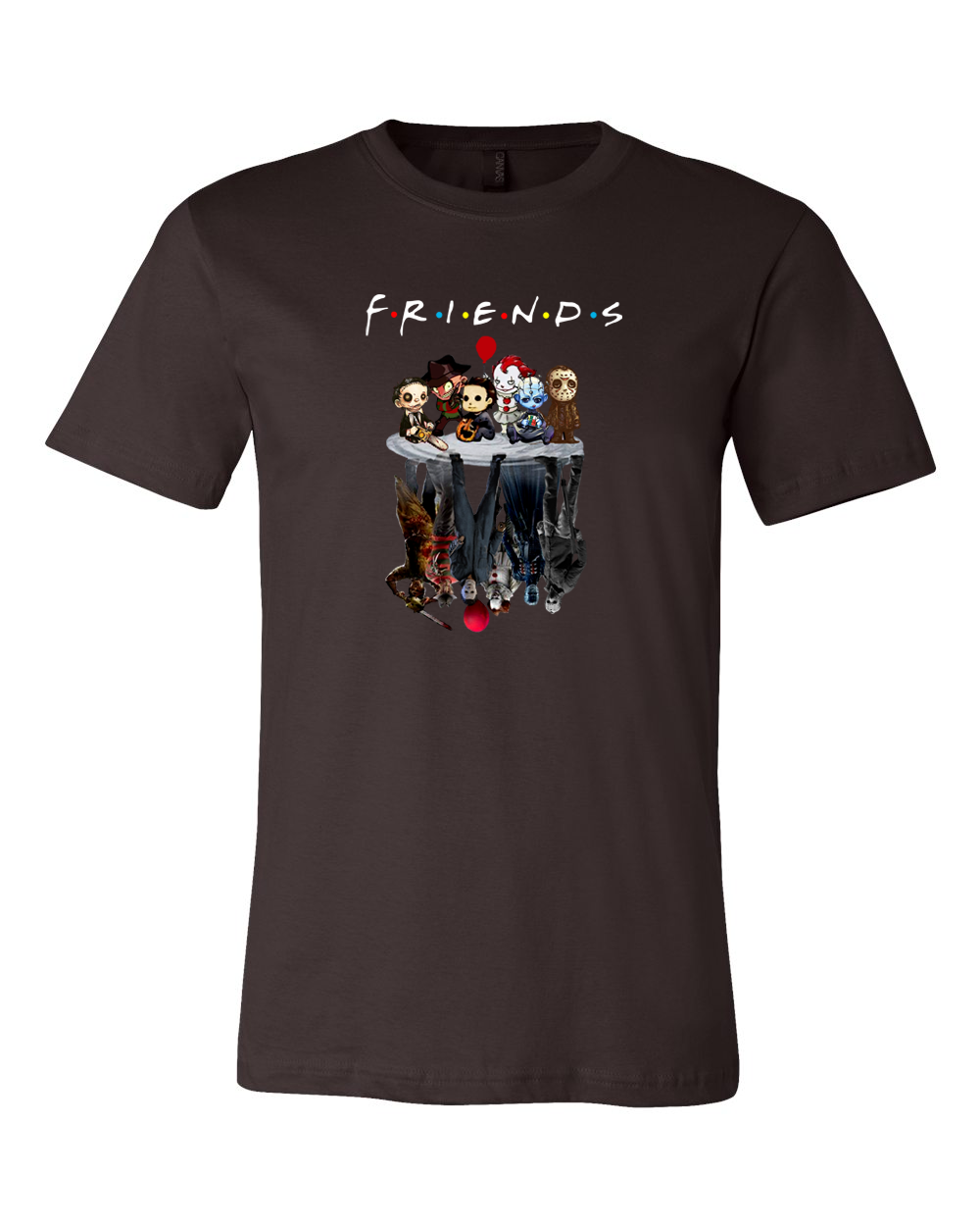 Halloween shirts "KILLER FRIENDS" unisex tee. 