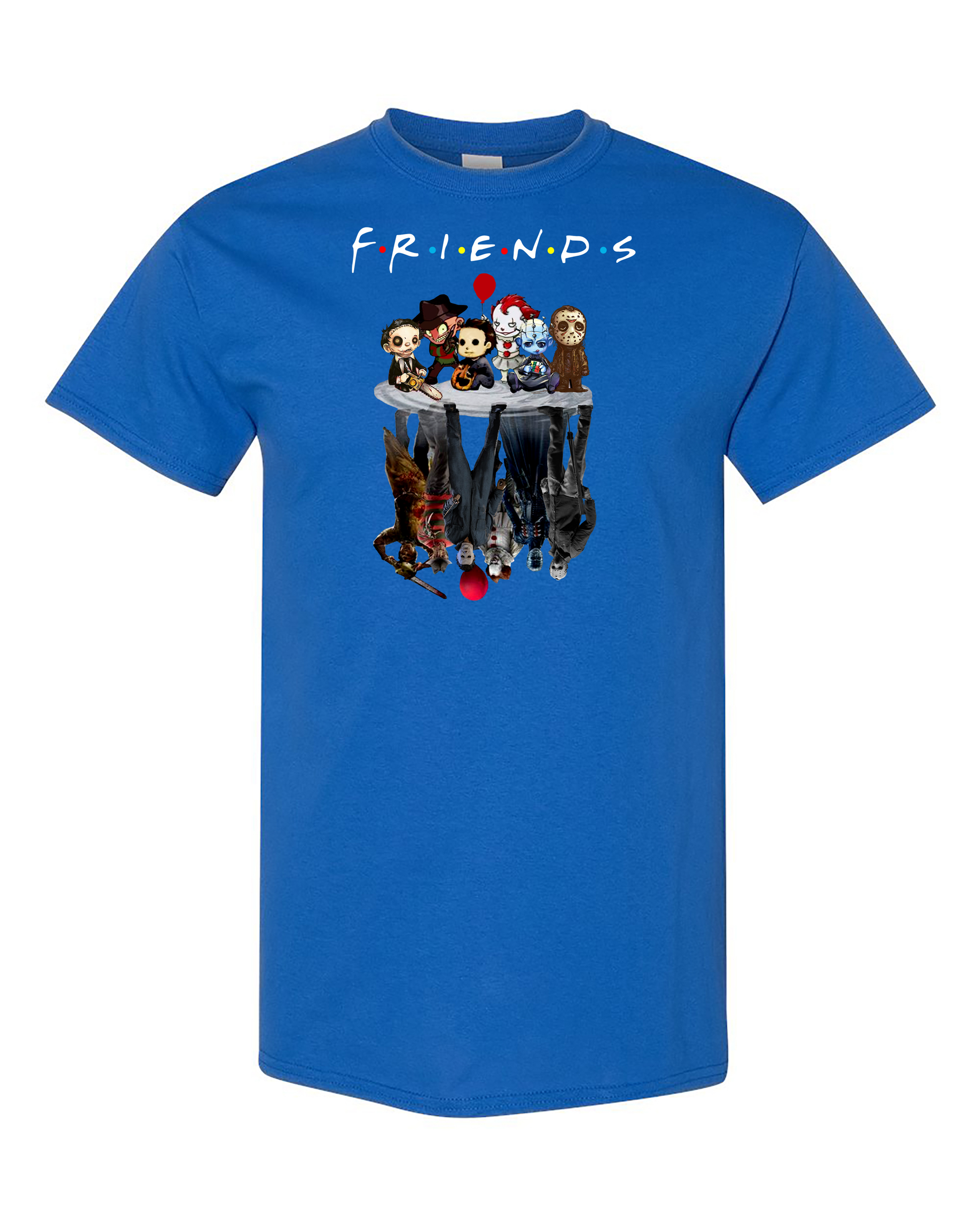 Halloween shirts "KILLER FRIENDS" unisex tee. 