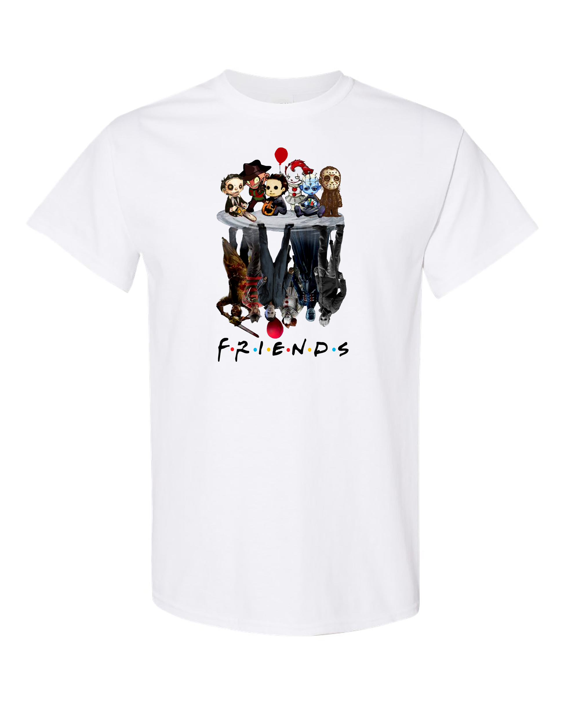 Halloween shirts "KILLER FRIENDS" unisex tee. 