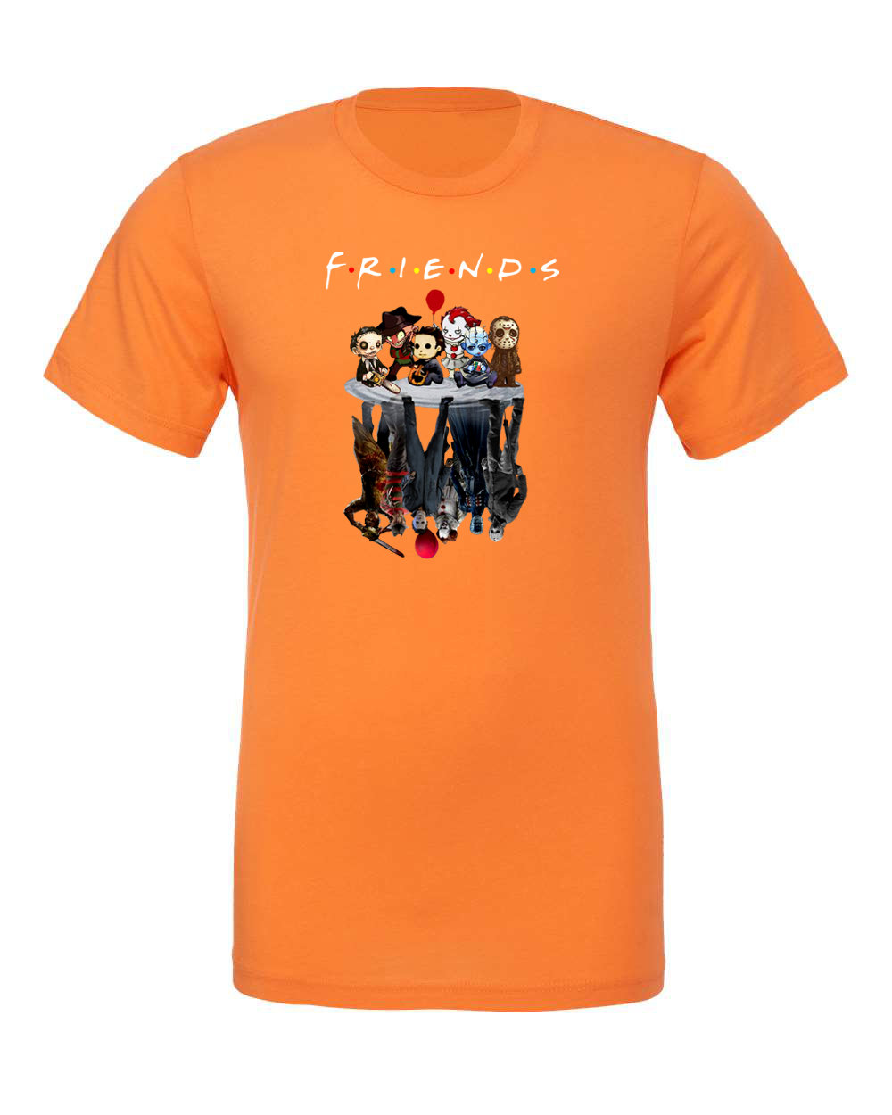 Halloween shirts "KILLER FRIENDS" unisex tee. 