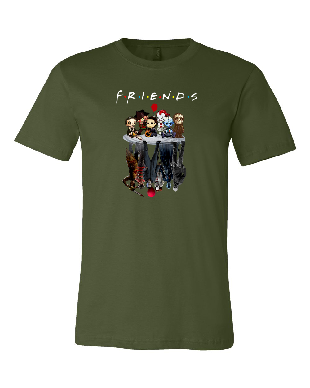 Halloween shirts "KILLER FRIENDS" unisex tee. 