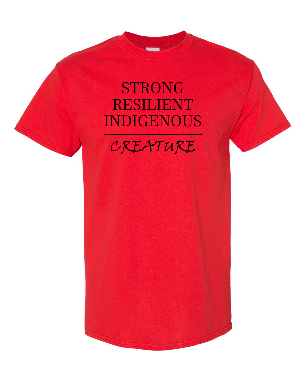 funny native American shirts "indigenous creature" tee for creatures!!