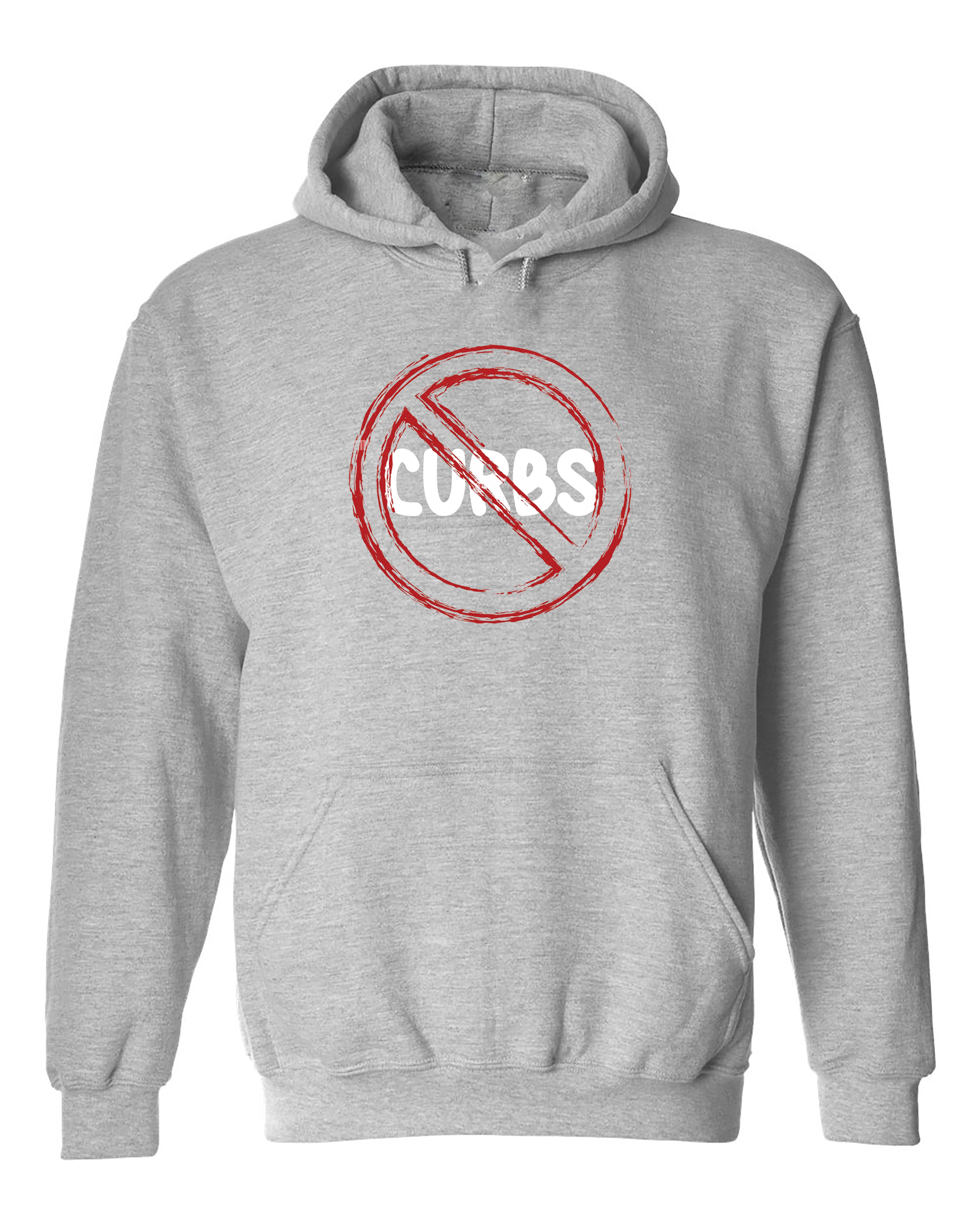 Funny wheelchair clothes "No curbs" Hoodie