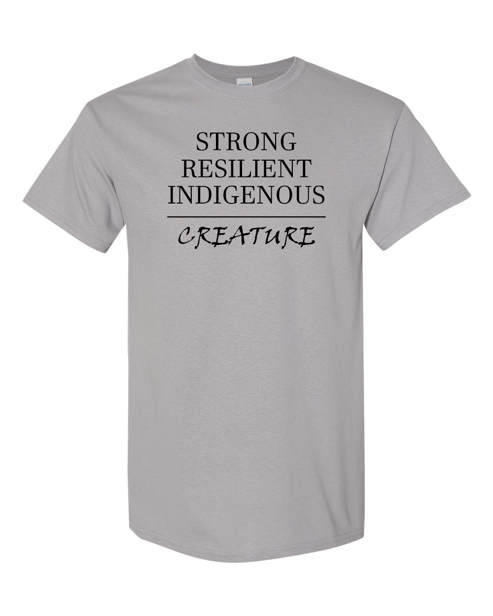 funny native American shirts "indigenous creature" tee for creatures!!